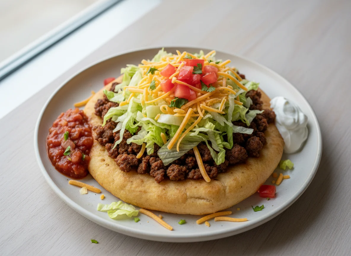 Indian Fry Bread Taco photo