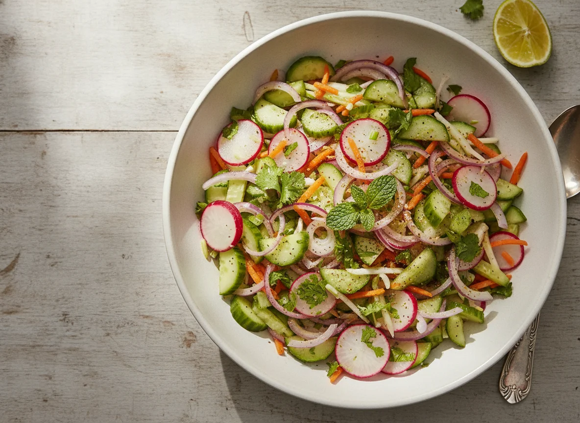 Indian Garden Salad (Kachumber) photo