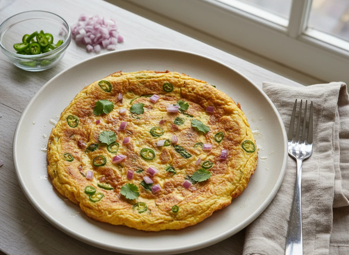 Indian Style Omelette photo