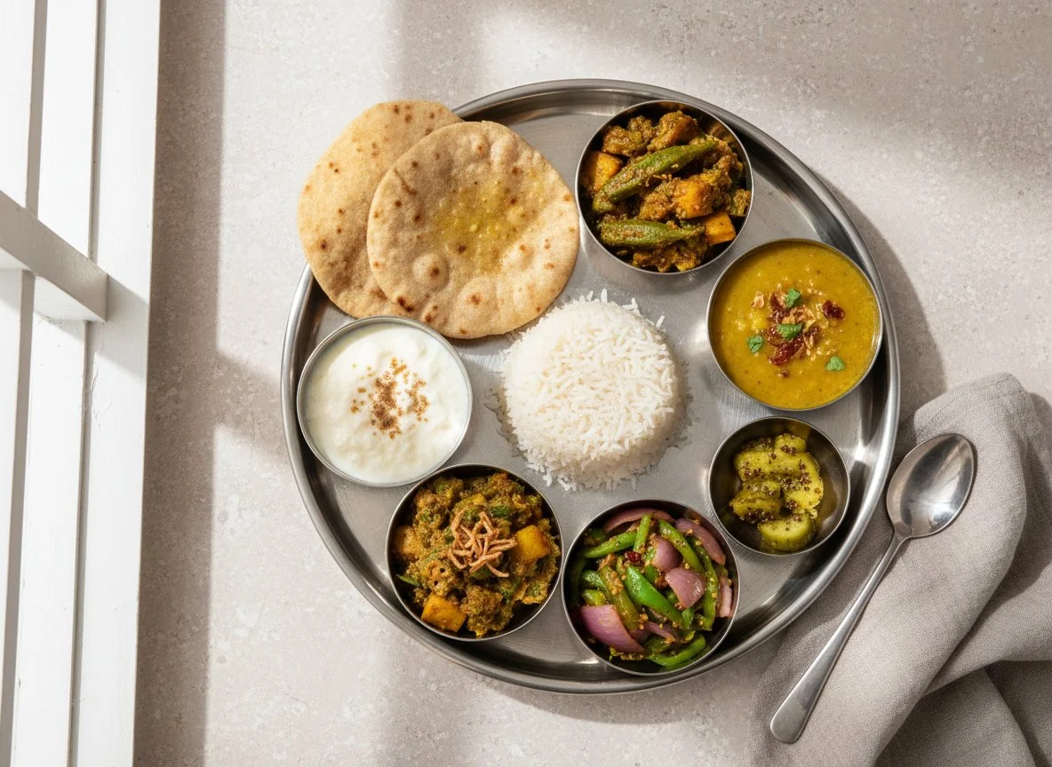 Indian Thali Meal photo