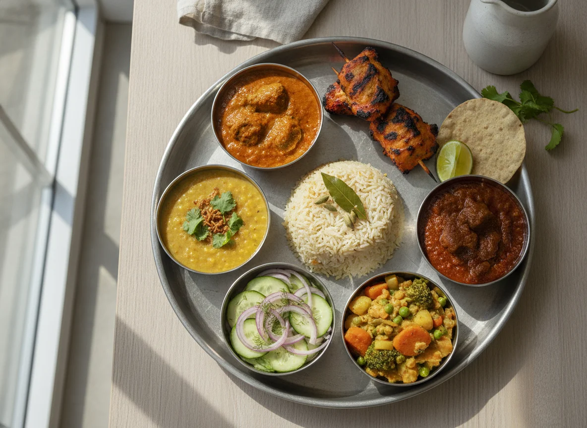 Indian Thali Platter photo