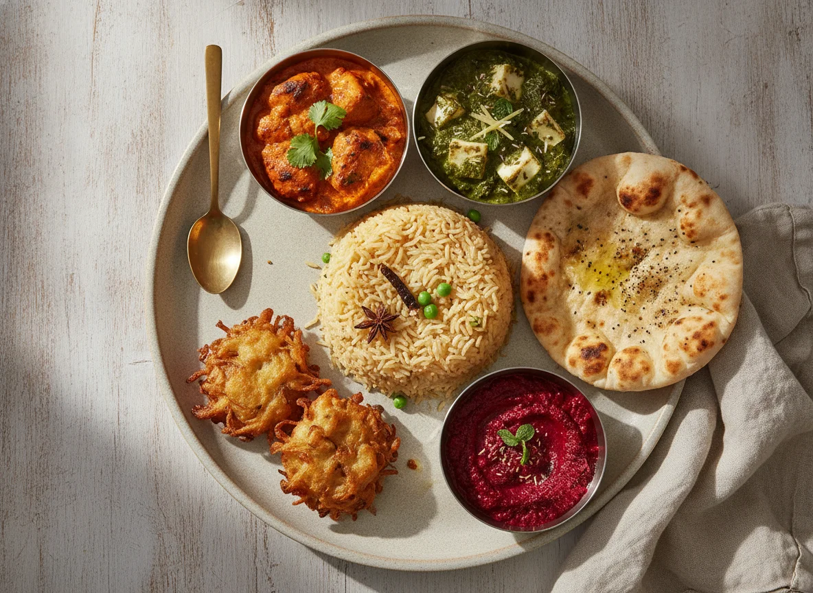 Indian Thali Selection photo