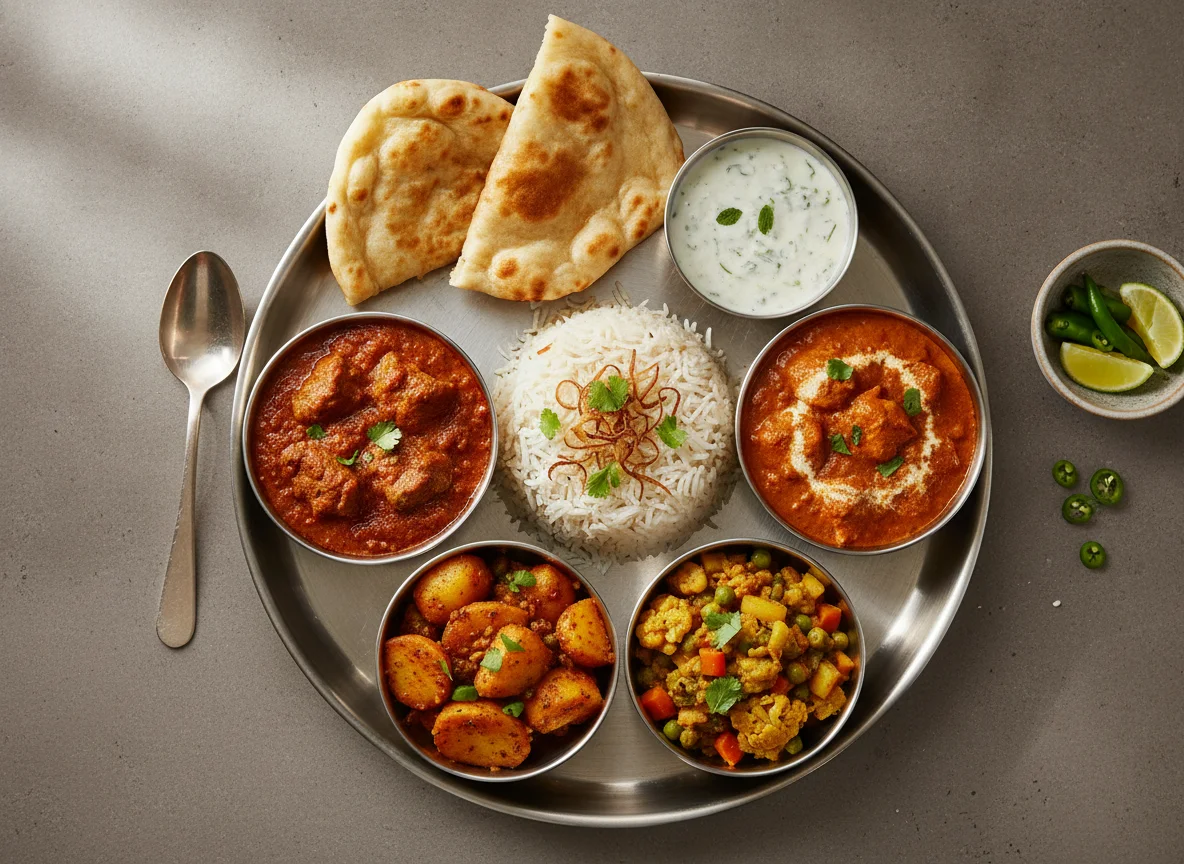 Indian Thali Style Platter photo