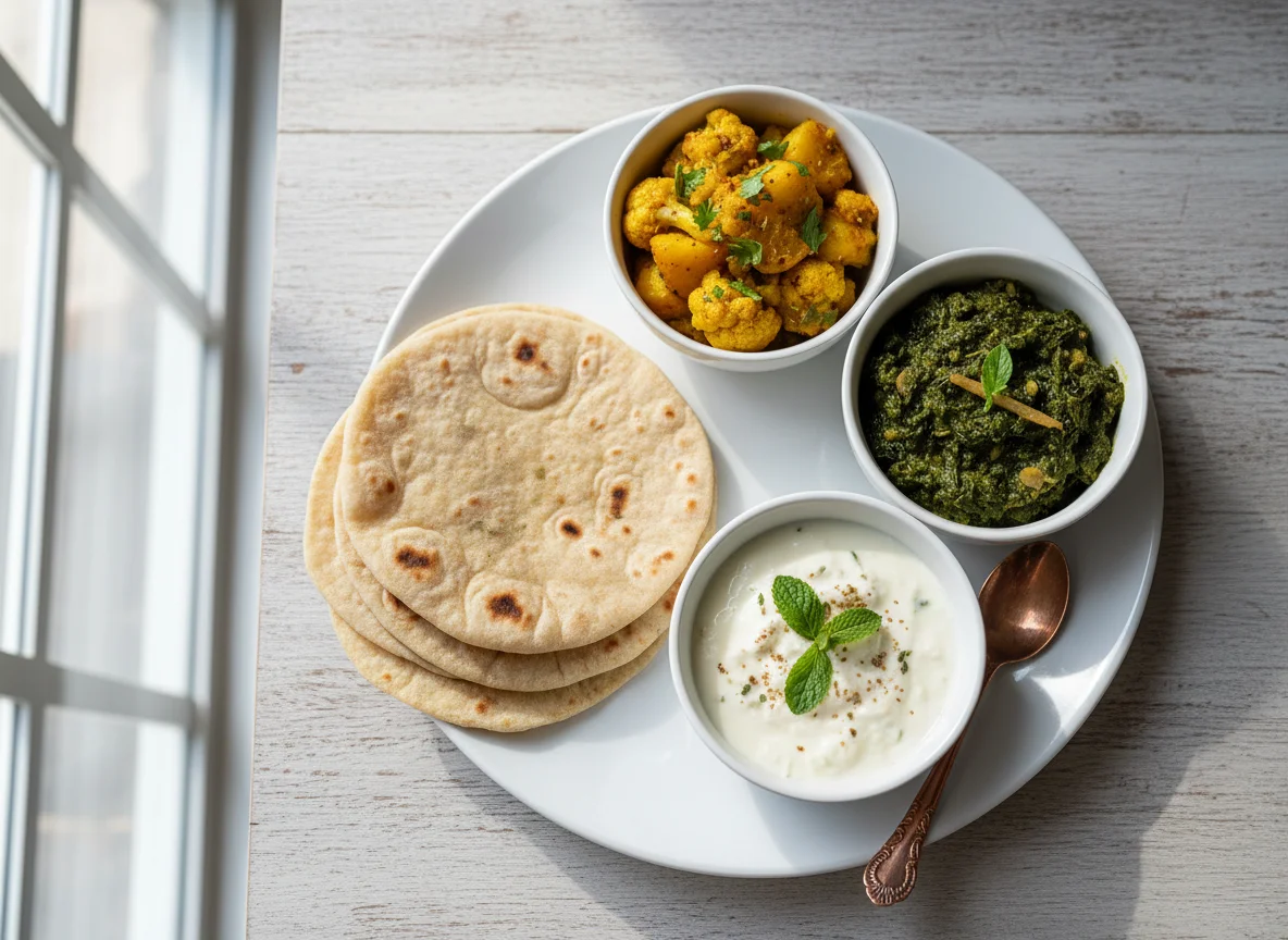 Indian Vegetarian Thali photo