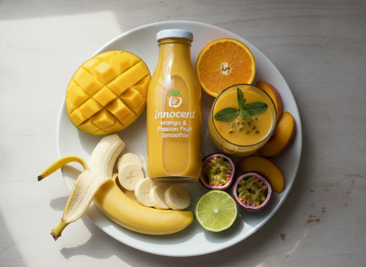 Innocent Mango and Passion Fruit Smoothie photo