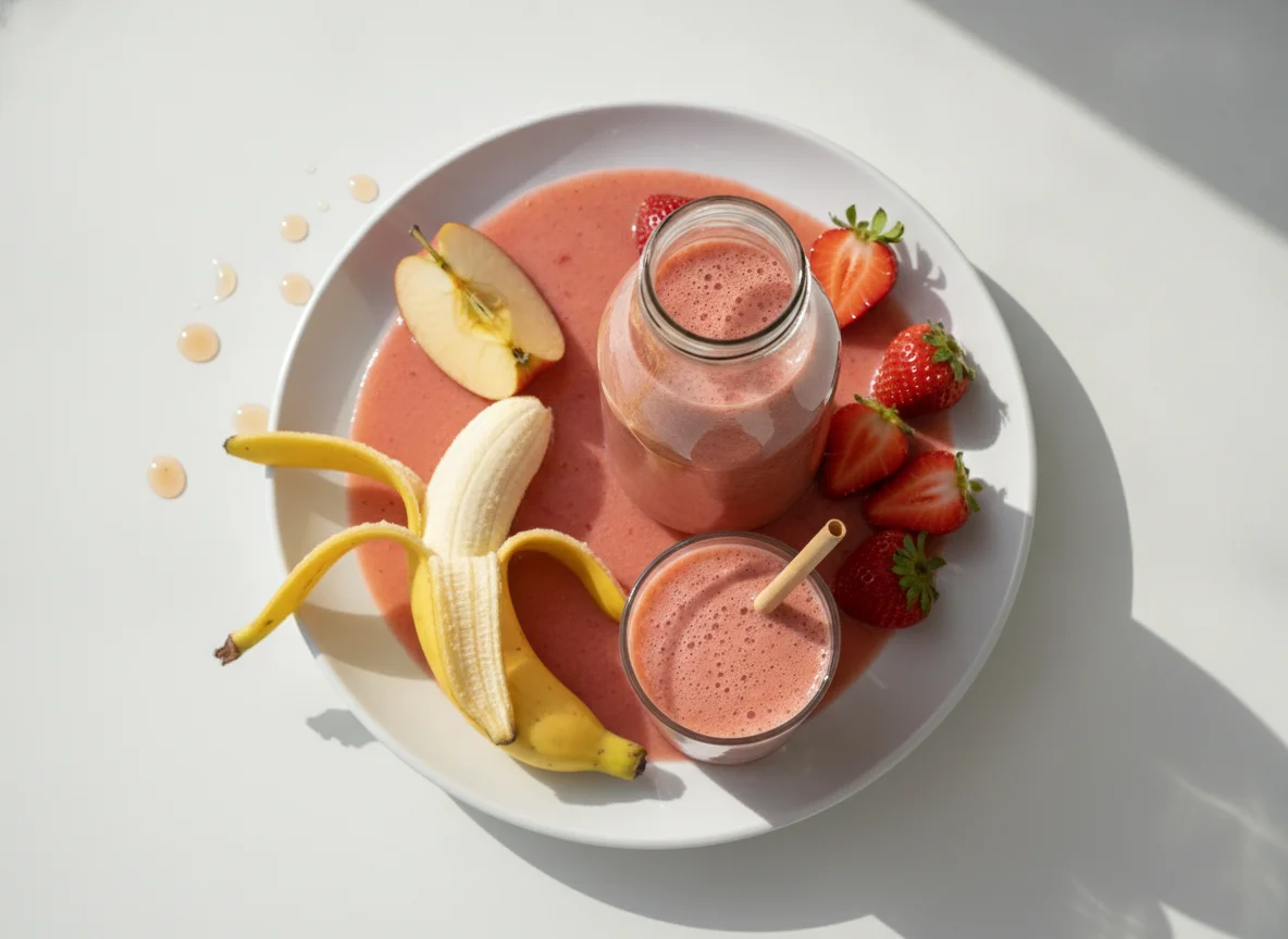 Innocent Strawberry, Banana & Apple Smoothie photo