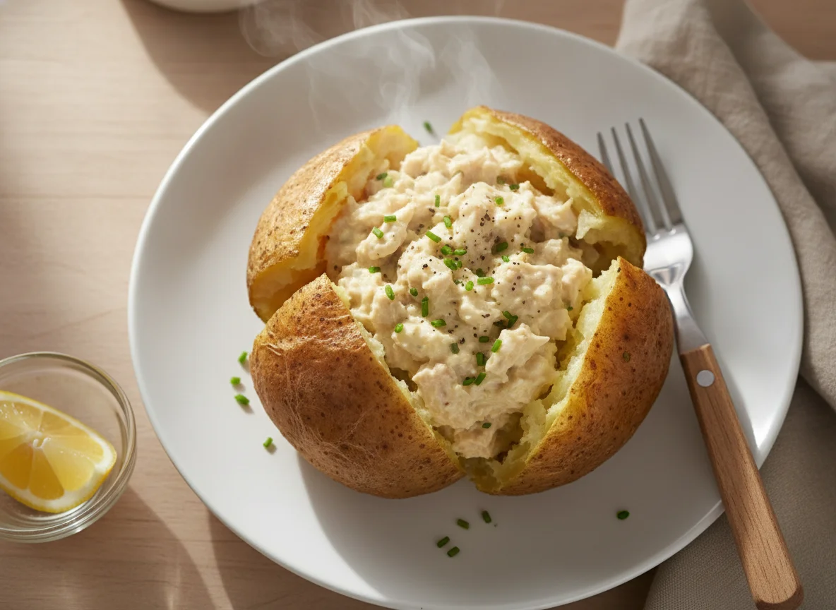 Jacket Potato with Tuna Mayo photo