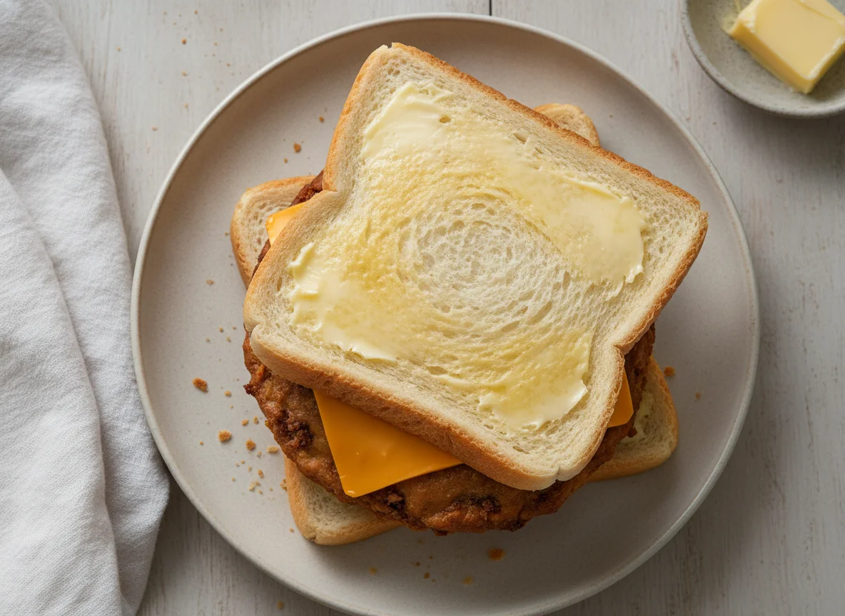 Jamaican Patty Sandwich with Cheese photo