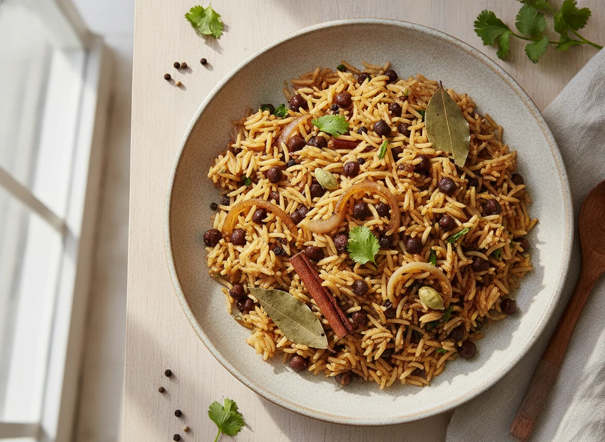 Kala Chana Pulao photo