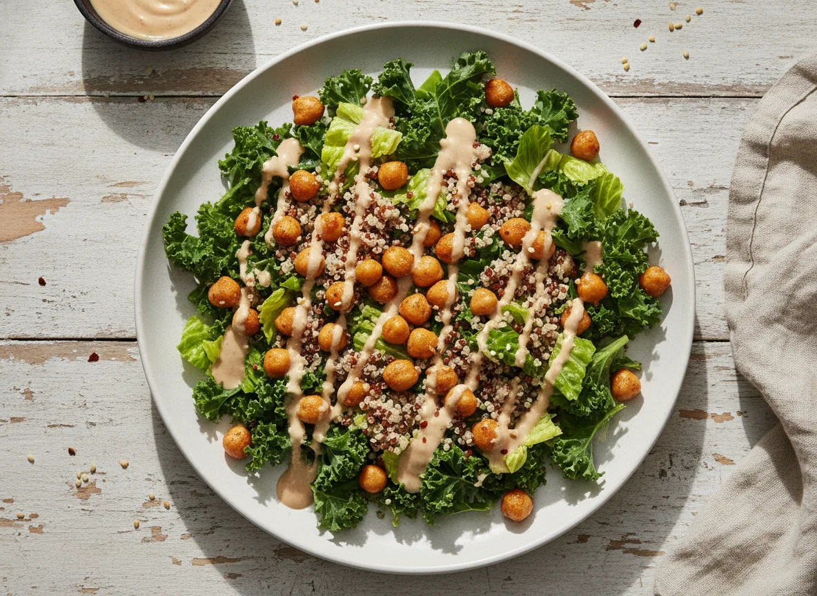 Kale and Chickpea Salad with Quinoa photo