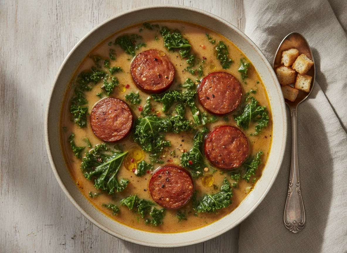 Kale and Sausage Soup photo