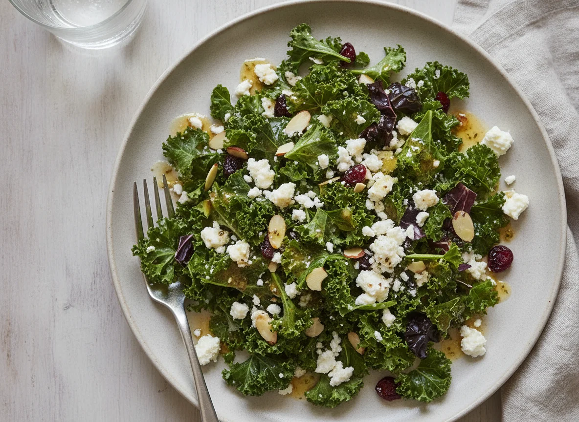 Kale Salad with Feta photo