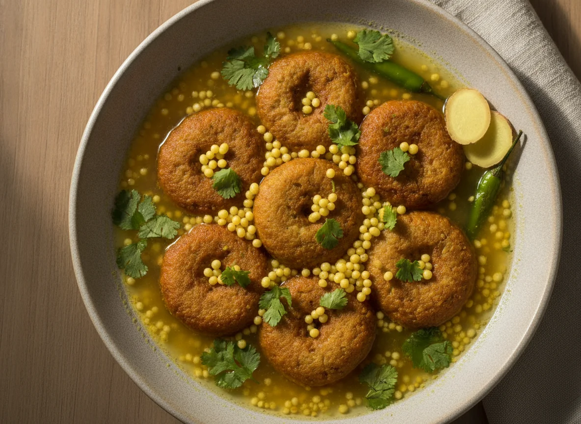 Kanji Vada with Boondi photo