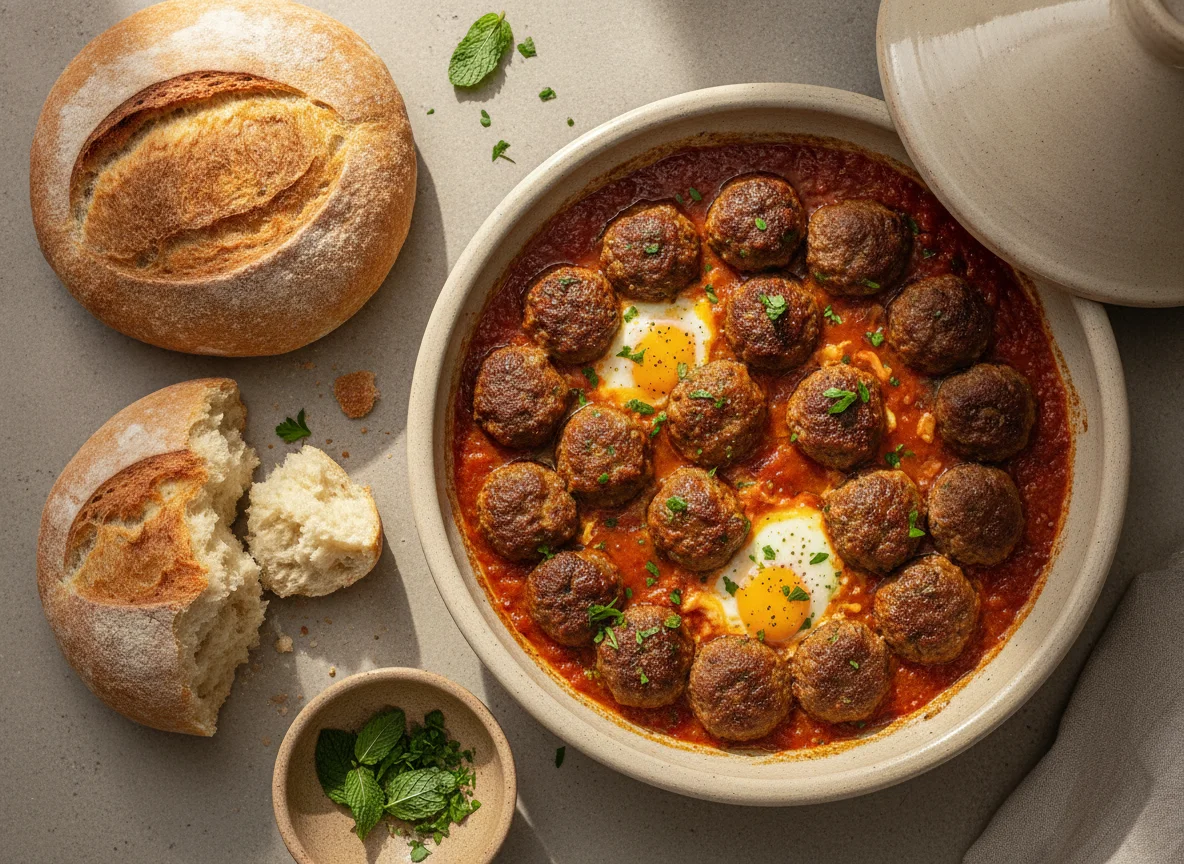 Kefta Tagine with Khobz photo