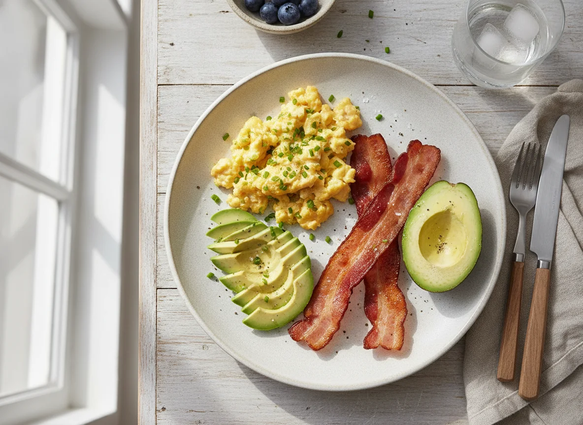 Keto Breakfast Plate photo