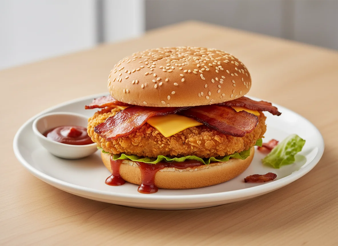 KFC BBQ Bacon Burger photo