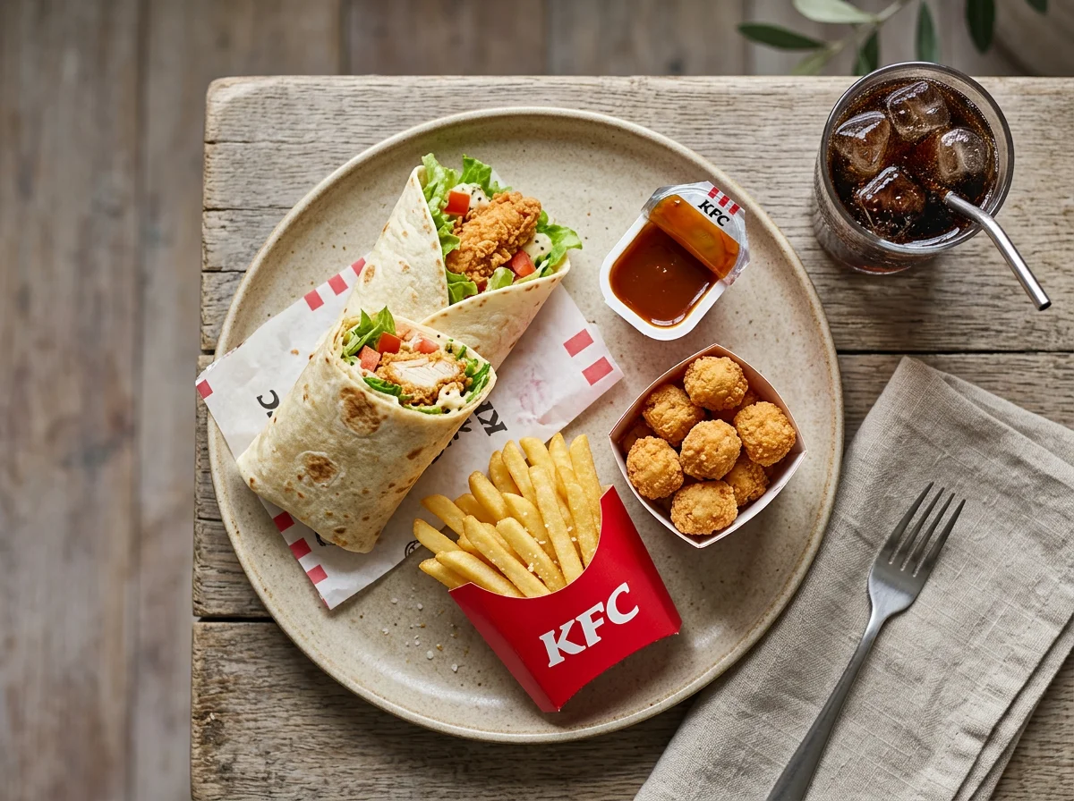 KFC Fast Food Meal photo