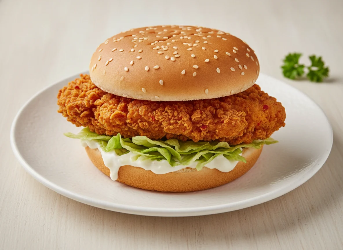KFC Zinger Burger photo