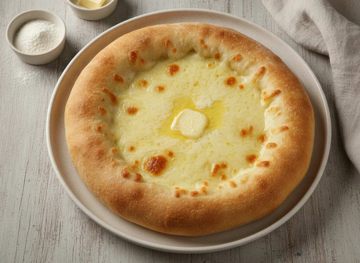 Khachapuri (Imeretian style) photo