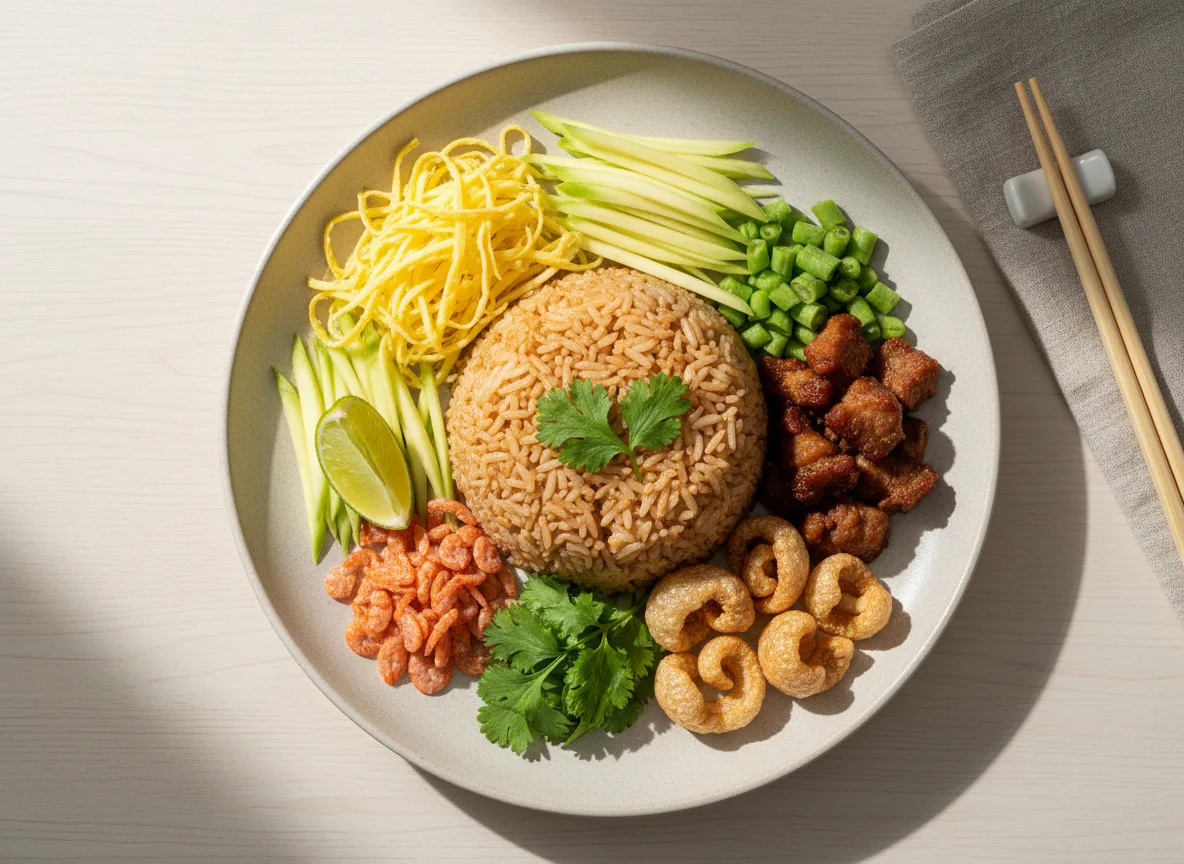 Khao Kluk Kapi (Shrimp Paste Fried Rice) photo