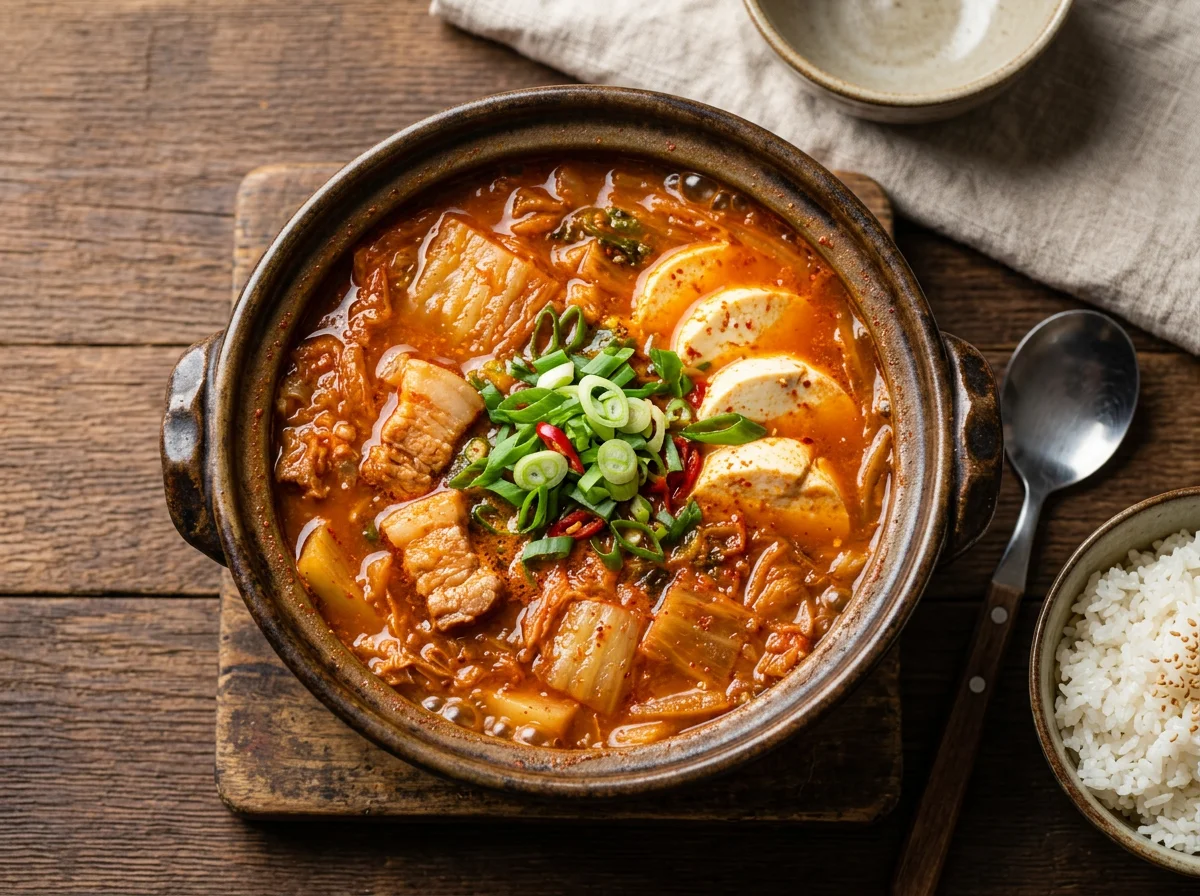 Kimchi Jjigae (Kimchi Stew) photo