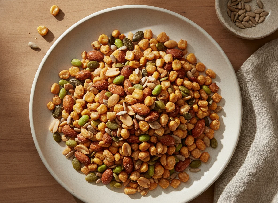 KIND Trail Mix Toasted Corn Edamame Nuts & Seeds photo