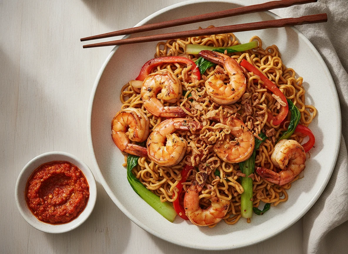King Prawn Mie Goreng & Speedy Sambal photo