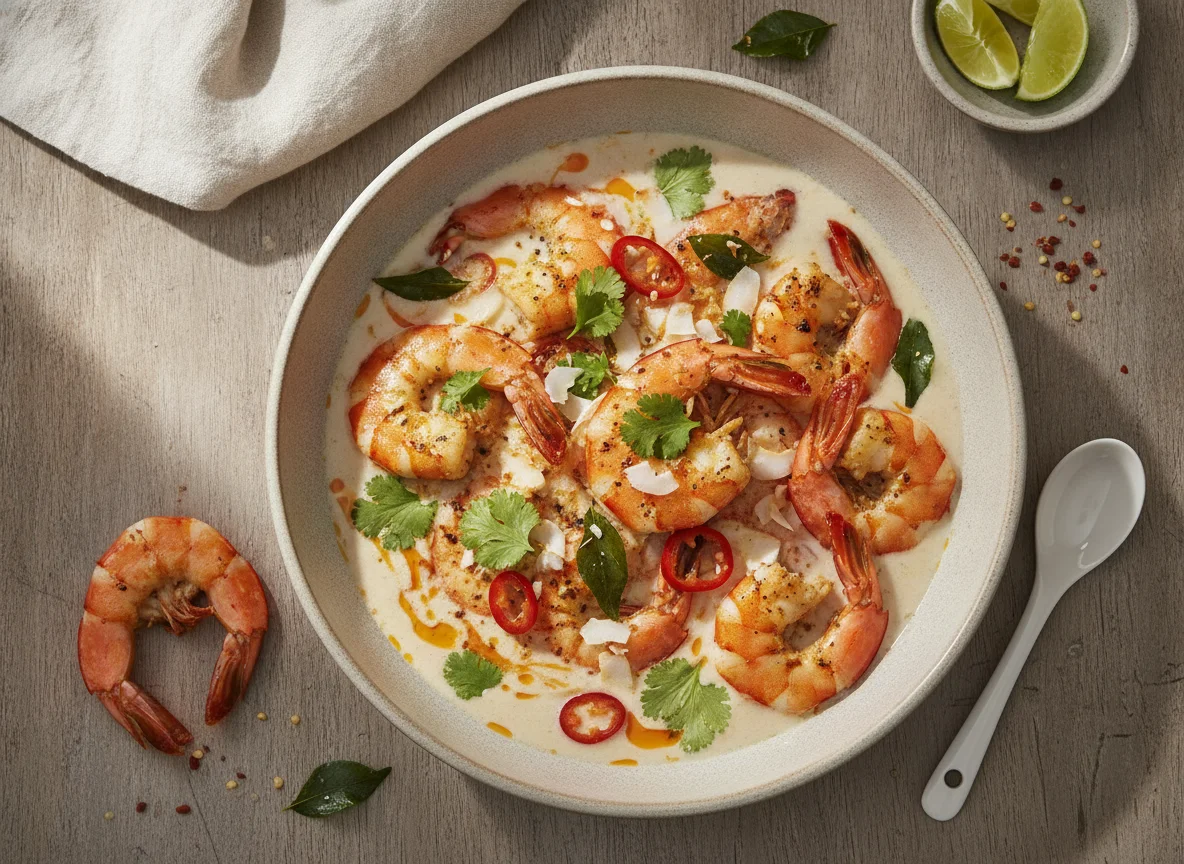 King Prawns in Coconut Milk photo