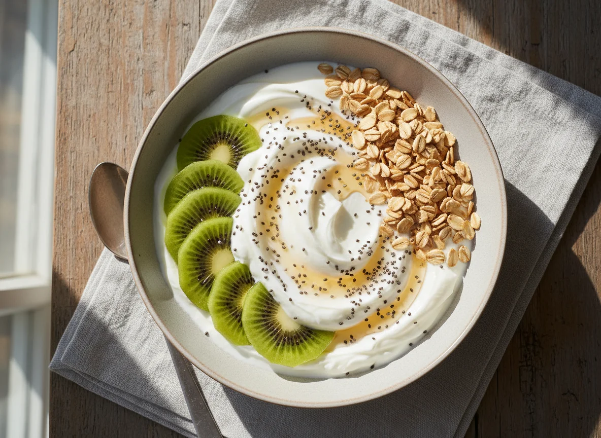 Kiwi and Chia Seed Yogurt Bowl photo
