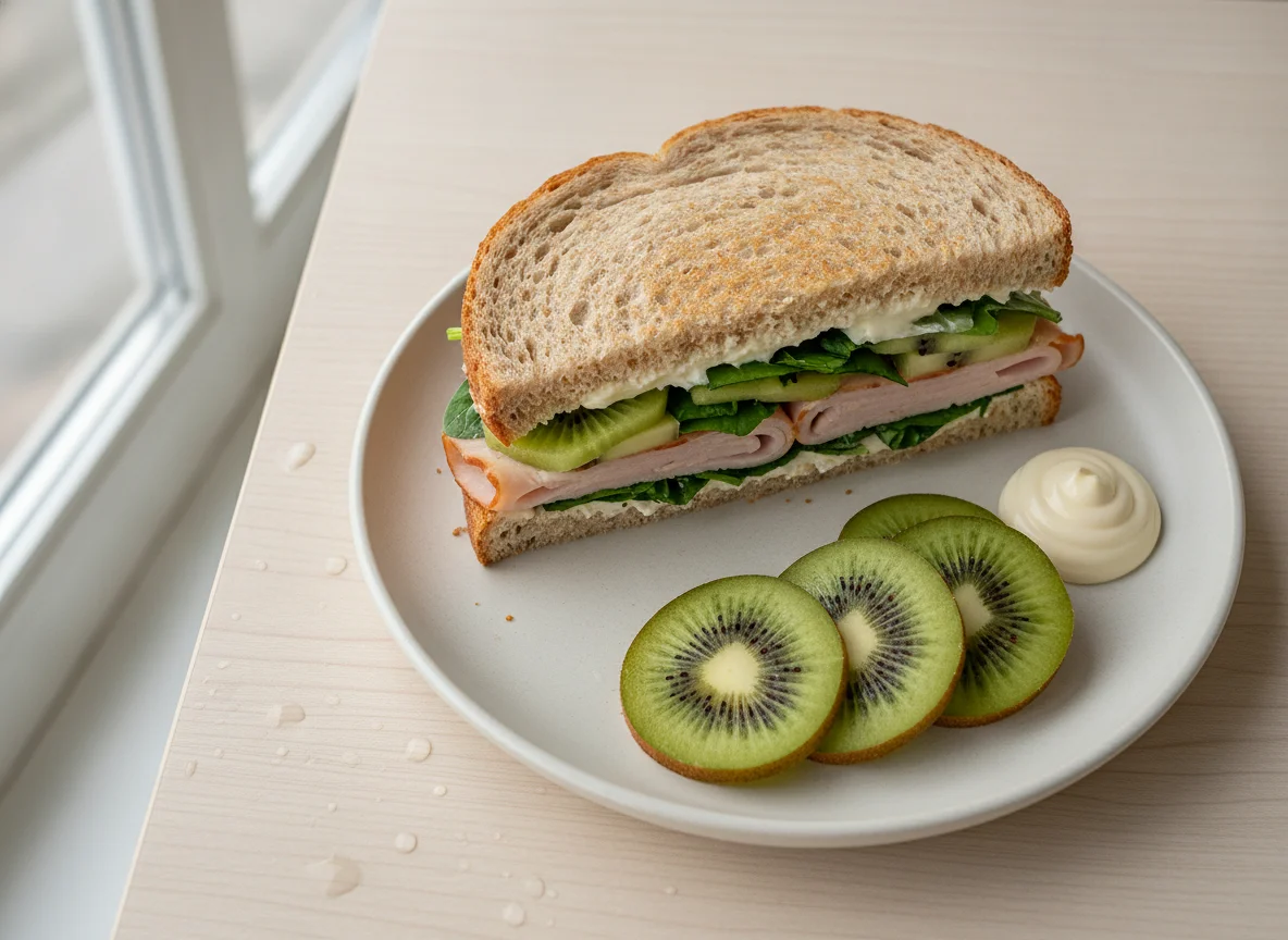 Kiwi and Sandwich photo