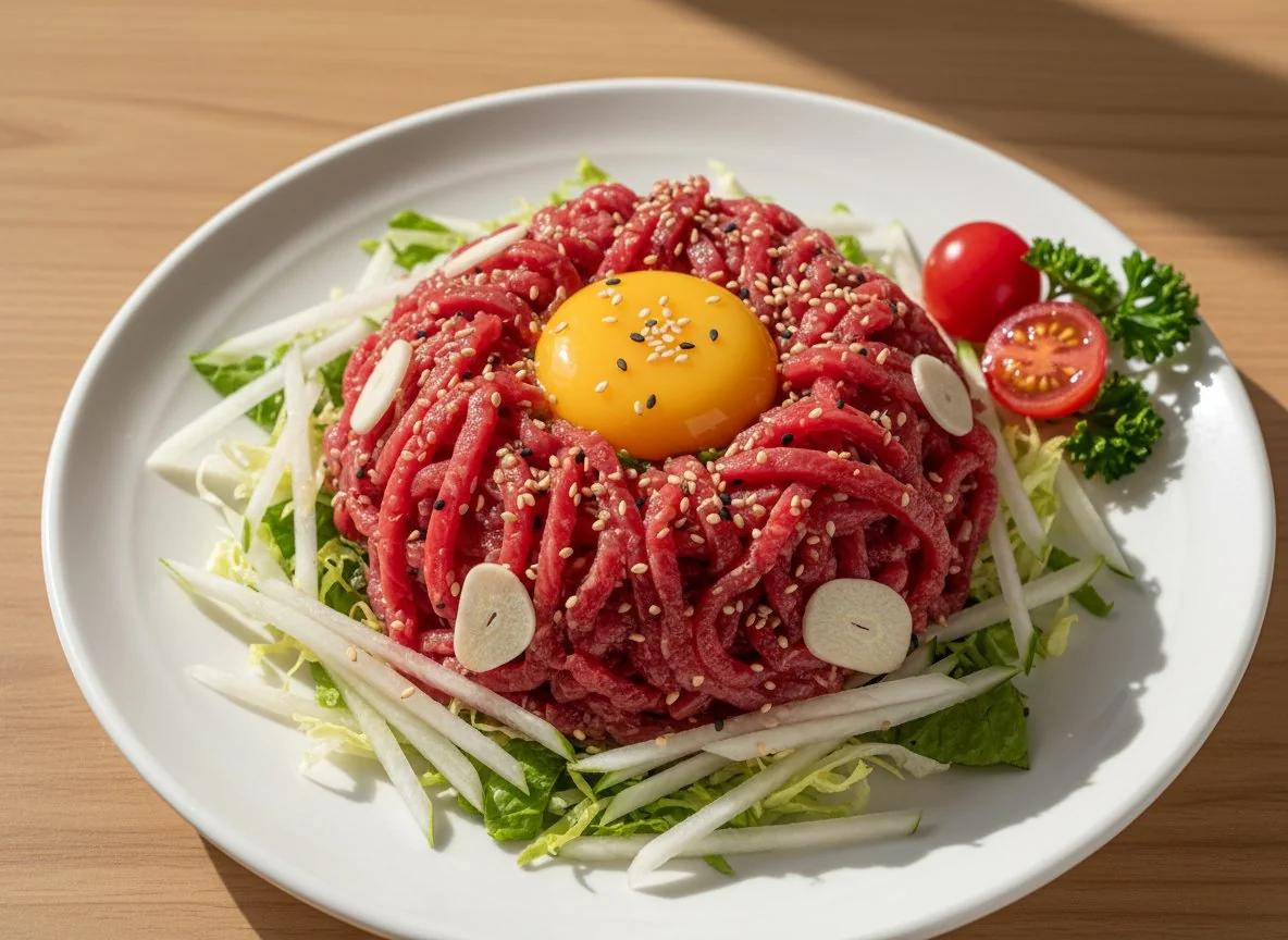 Korean Beef Tartare (Yukhoe) photo