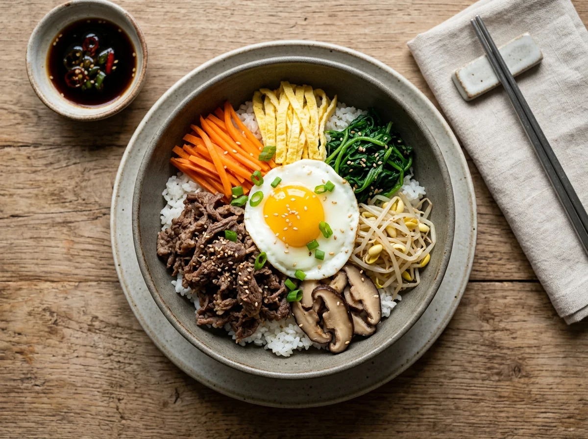 Korean Bibimbap Bowl photo