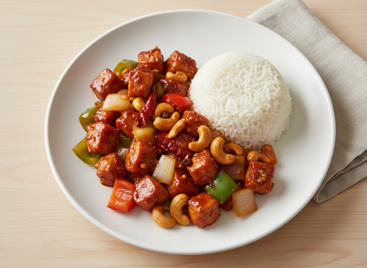 Kung Pao Chicken with Rice photo