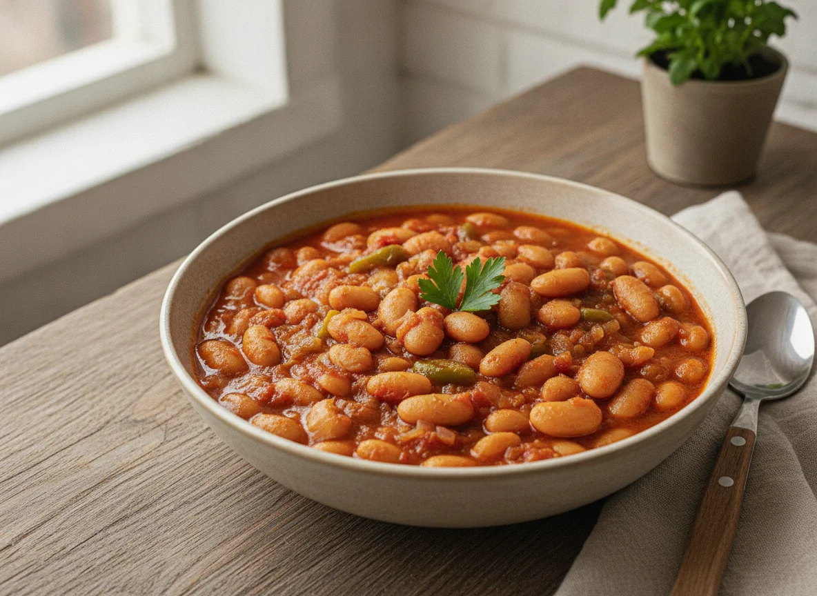 Kuru Fasulye (Turkish White Bean Stew) photo