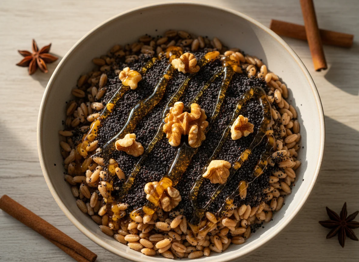 Kutia (Sweet Wheat Berry and Poppy Seed Porridge) photo