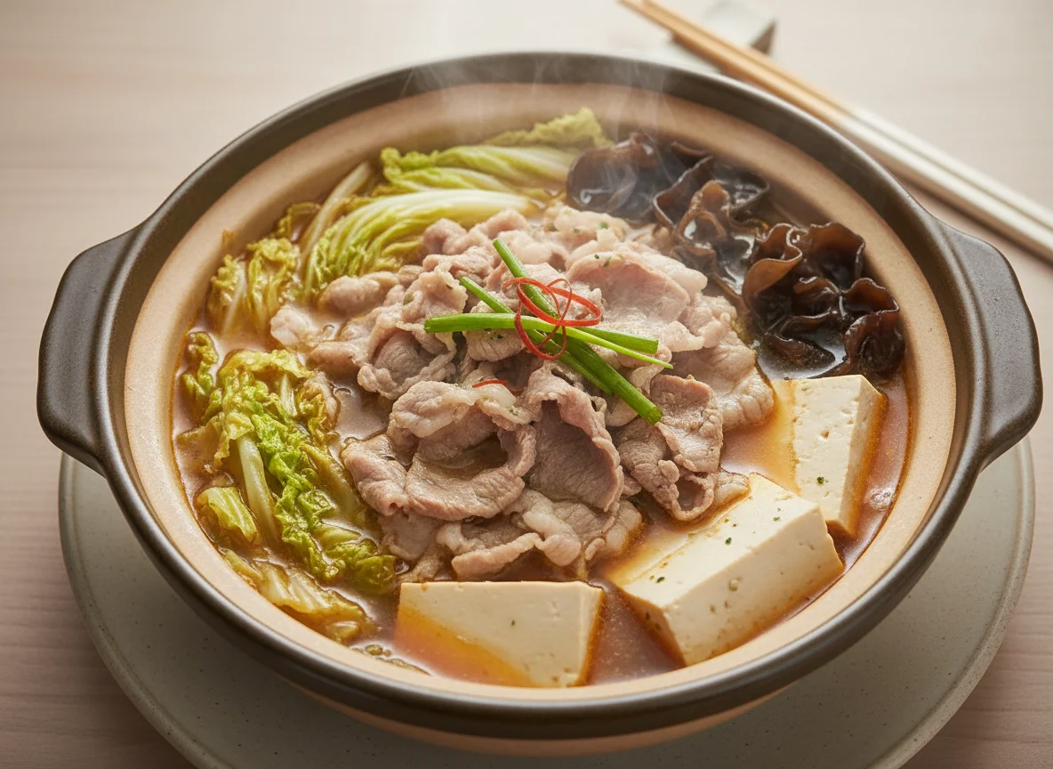 Lamb and Tofu Hot Pot photo