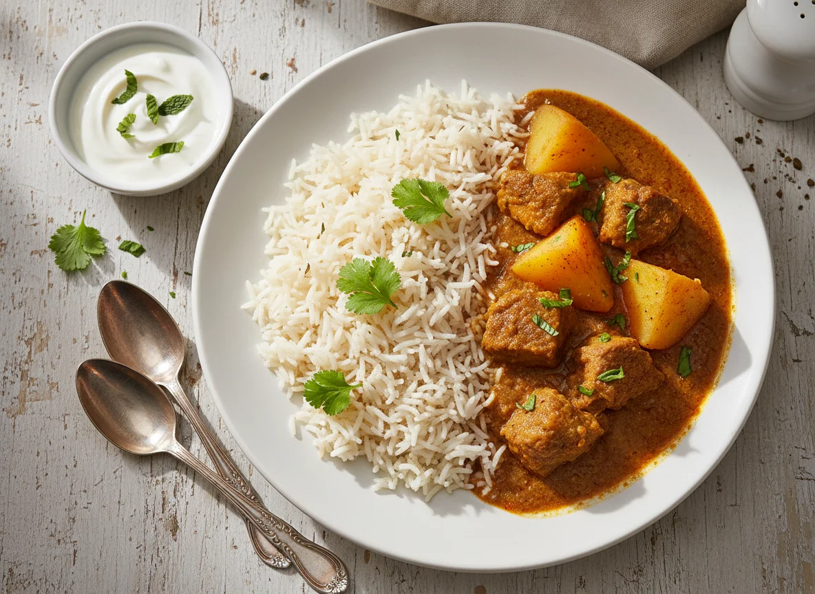 Lamb Curry with Rice photo