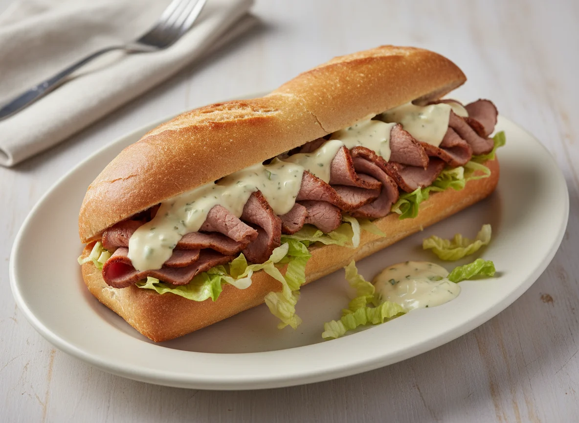 Lamb or Beef Sub Sandwich photo