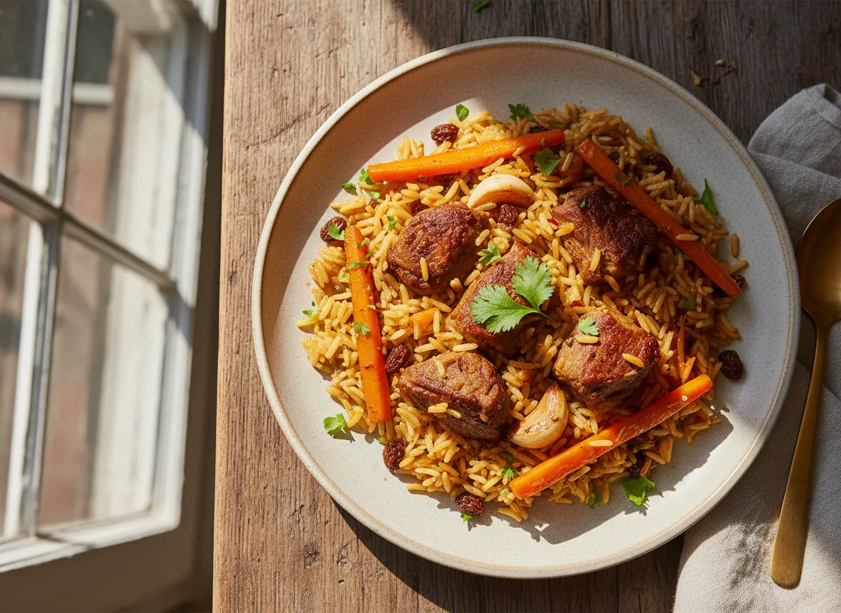 Lamb Pilaf (Plov) photo