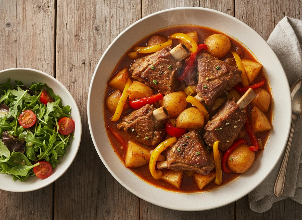 Lamb Ribs and Potato Stew photo