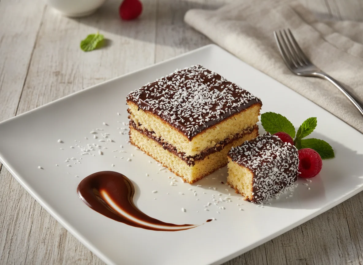 Lamington cake photo