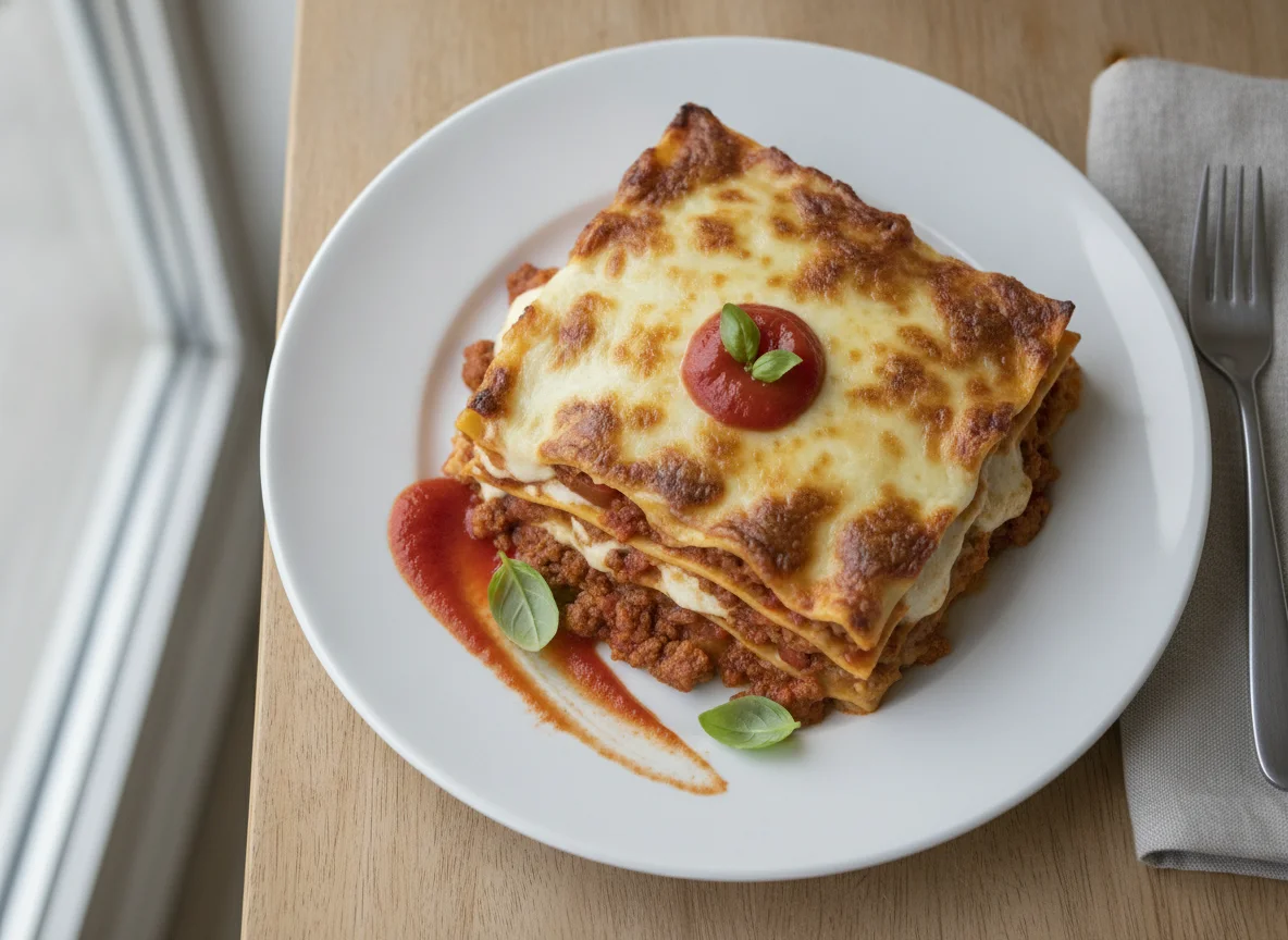 Lasagna with Tomato Sauce photo