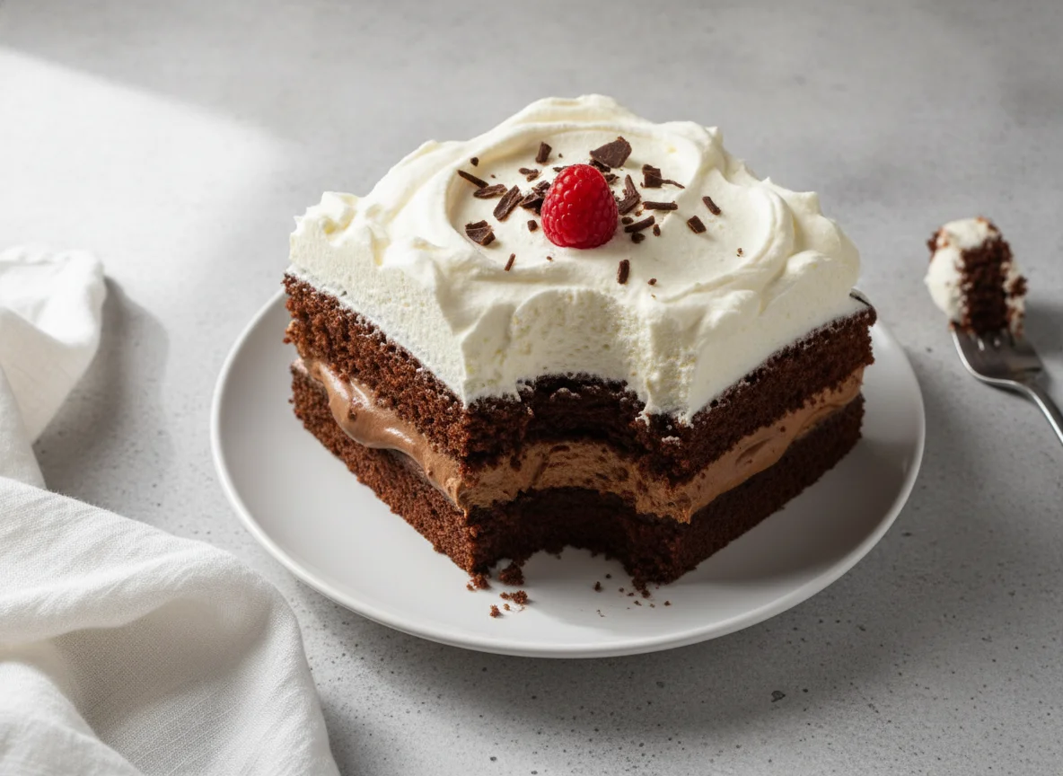 Layered Chocolate Cream Cake photo