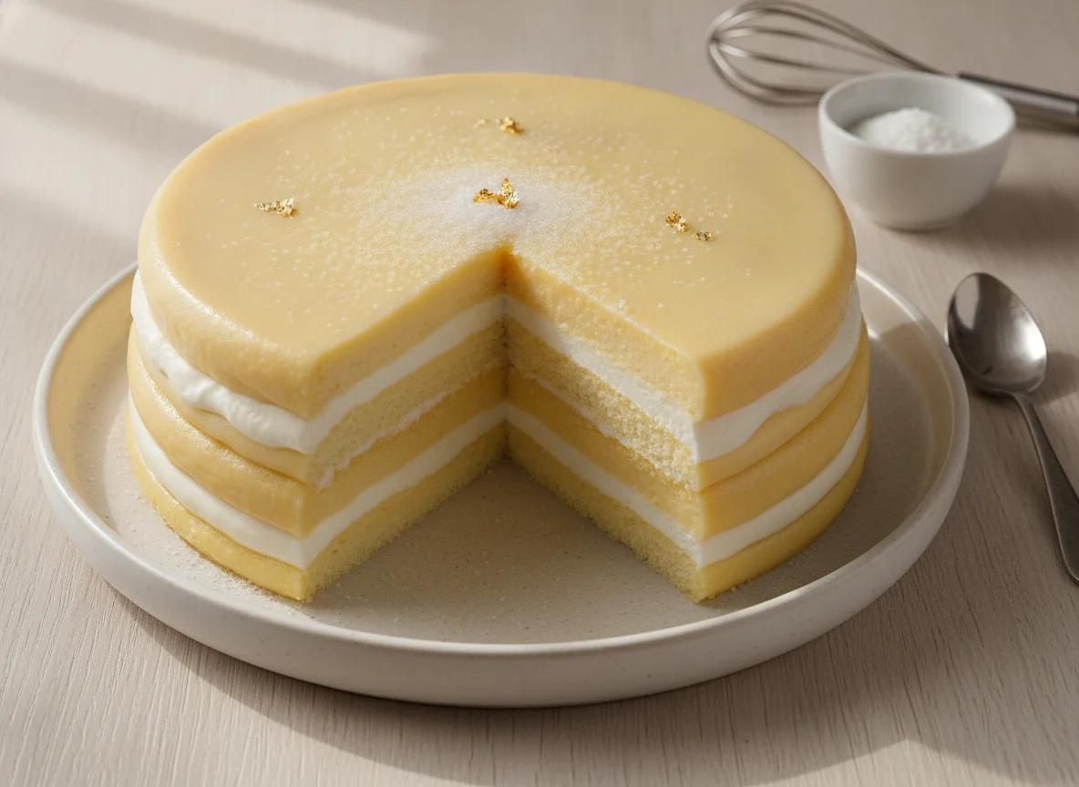 Layered Custard Dessert photo
