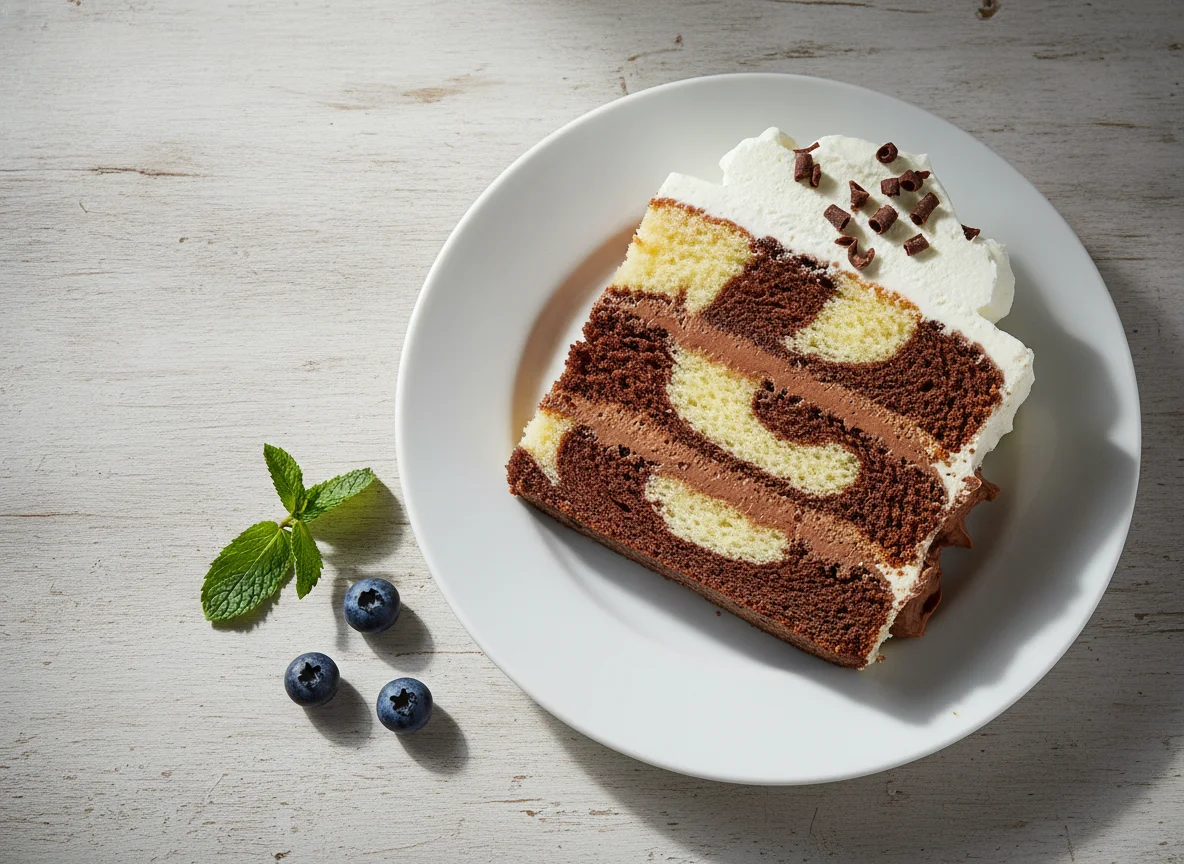 Layered Marble Cake photo