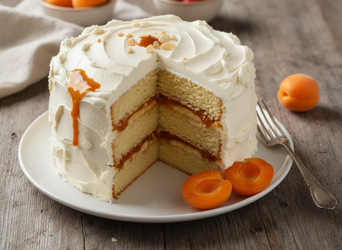 Layered Sponge Cake with Frosting photo