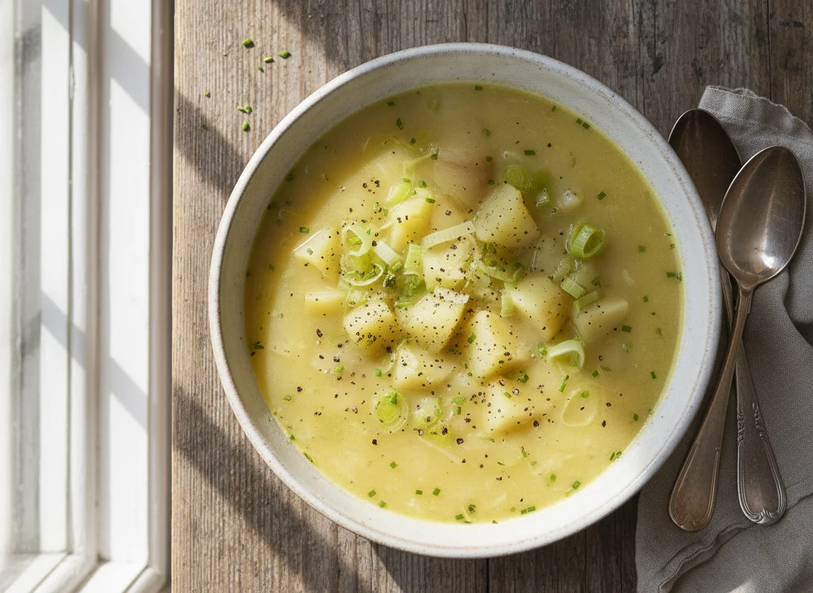 Leek and Potato Soup photo