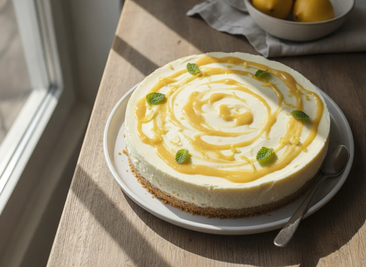Lemon Swirl Cheesecake photo