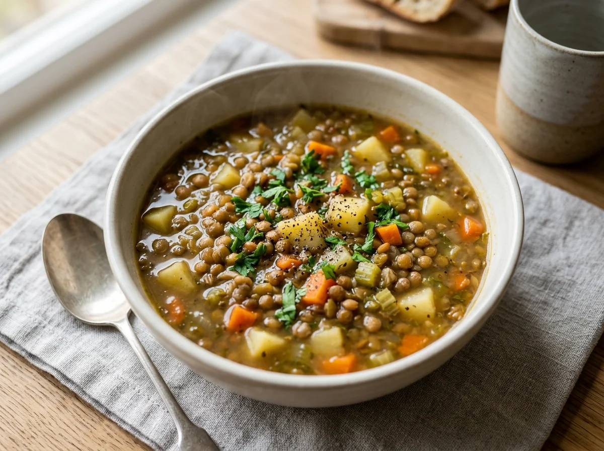 Lentil and Potato Soup photo