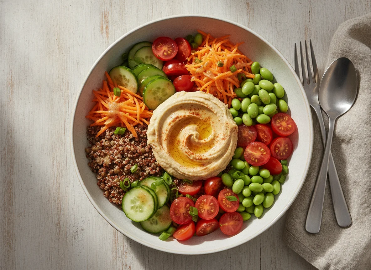 Lentil and Quinoa Salad Bowl photo